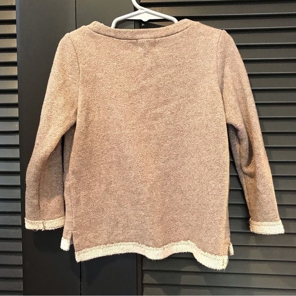 2 and 1 Kid’s Textured Owl Sweatshirt, Size Small - Picture 9 of 10